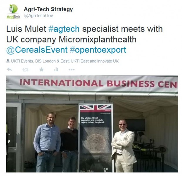 UKTI specialist Luis Mulet discusses exports with Micromixplanthealth